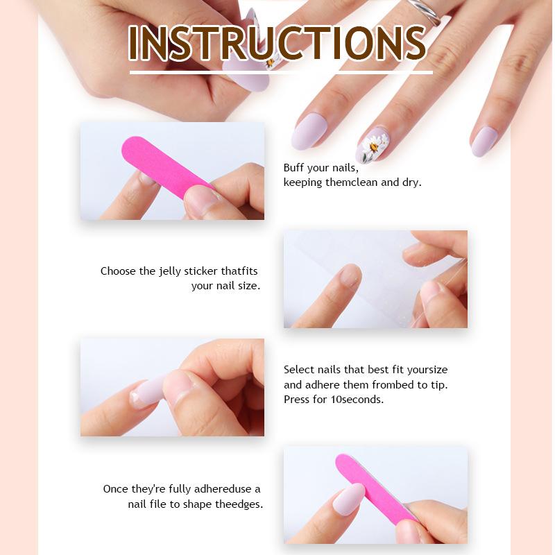 2026 Viral V-Day Deep Red Press-On Nails 4 Styles | 24pcs Each + Free Glue & File | Reusable Burgundy Nails