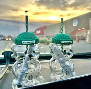 Starbuck Bear Cup Limited Edition - Glass Bear Cup