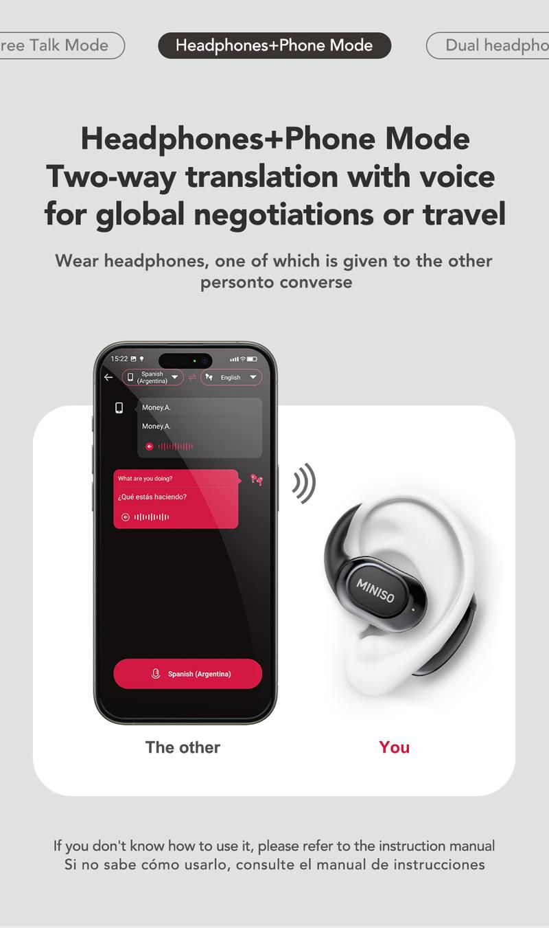 MINISO MS156 Ultra Open-back True Wireless Bluetooth 5.4 Earphones Supports 150 Languages High-fidelity Stereo Sound Sports-style Earbuds Solar-Powered Anti-Theft Mount for Nest Cam Translation