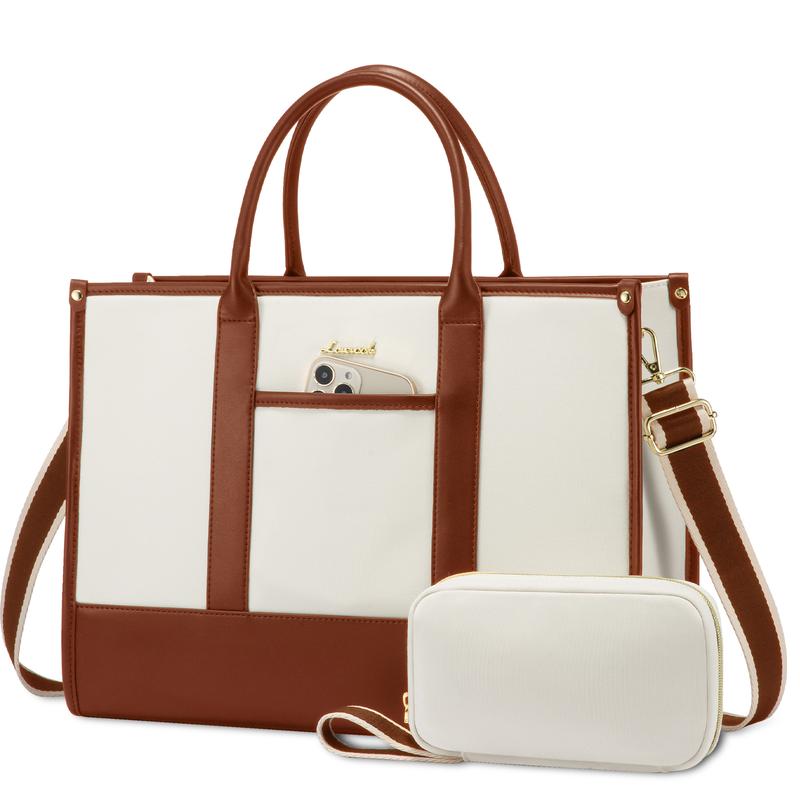 LOVEVOOK Laptop Tote Bags for Women Work Bag 15.6 inch and 17.3 inch Large Professional Teacher Purse Lightweight Computer Bag Briefcase Business Office Large Professional Laptop Tote Bag,TikTokShopHolidayHaul