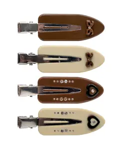 Emi Jay Pop Star Creaseless Clips Set of 4 - Hazelnut Hug