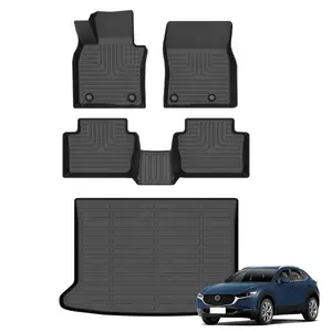 COLANAT for Mazda CX-30 2020-2025 (FWD Only - Not AWD) Floor Mats & Cargo Liner Set, Precision-Fit Liners All-Weather 3D Scanned Heavy-Duty Waterproof High Edge Protection Odorless Anti-Slip SUV Accessories