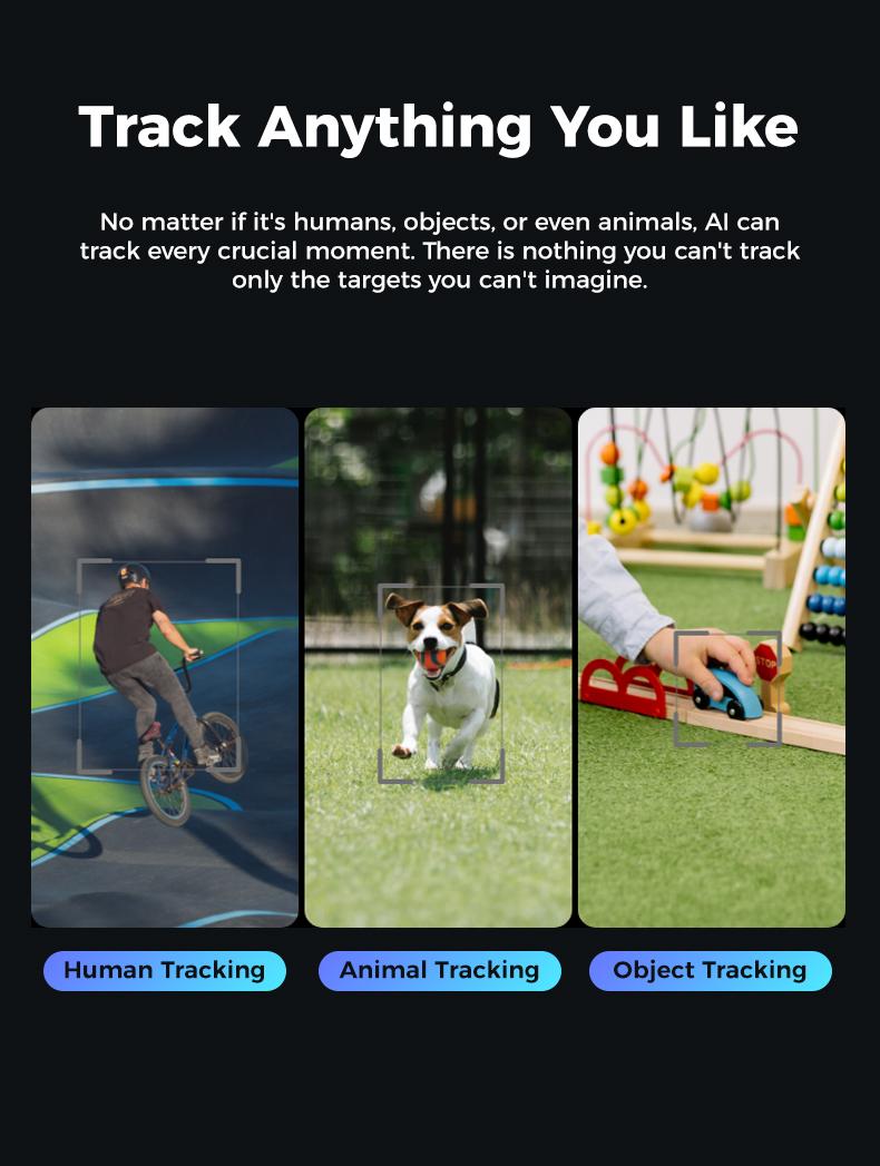 OBSBOT Tail Air - NDI Camera 4K, AI Tracking PTZ Camera