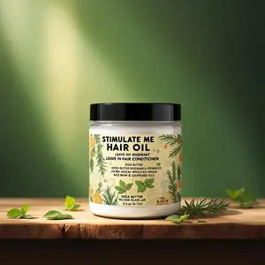 Pursuit By Brittany Ashley Stimulate Me Hair Oil Leave In Hair Conditioner-Rosemary & Peppermint Essential Oil Leave In Hair Cream