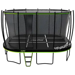 JumpFlex MEGA 17' Trampoline Outdoor Jumping Play Set w/ SMARTSHADE Canopy Cover