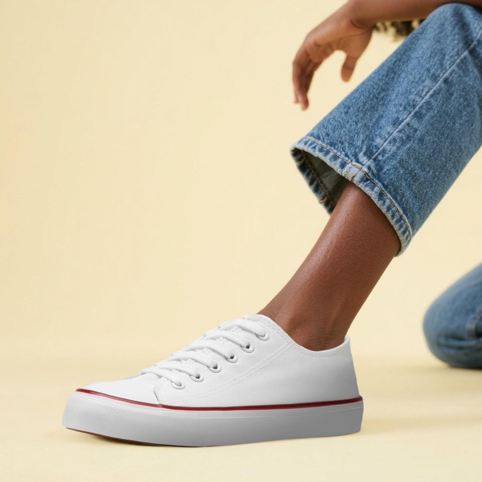 Rosyclo Women's Low-Top Breathable Canvas Shoes, Fashion Comfort Sneakers for Women, Anti-Slip Sole & Classic Design,Lightweight Casual Sneakers for Work, Campus, or Weekend Outfits Athletic Trainers Footwear Trendy Fashionable Running Shoes Rosyclo Women's Low-Top Breathable Canvas Shoes, Fashion Comfort Sneakers for Women, Anti-Slip Sole & Classic Design,Lightweight Casual Sneakers for Work, Campus, or Weekend Outfits Athletic Trainers Footwear Trendy Fashionable Running Shoes