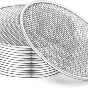 Sprouting Lids 12 Pack 316 Stainless Steel Screen Lid 70mm Regular Mouth Mason Jar Alfalfa Broccoli Mesh Covers