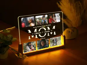 Personalized Photo Night Light for Mother's Day Gifts, Gift for Mom, Mom Gift from Daughter, Mother's Day Gift, Best Mom, Mommy Gifts