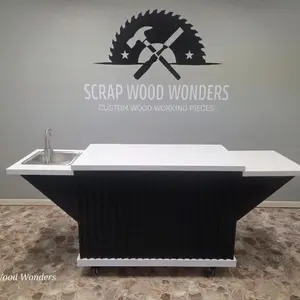 Scrap wood wonder chai cart