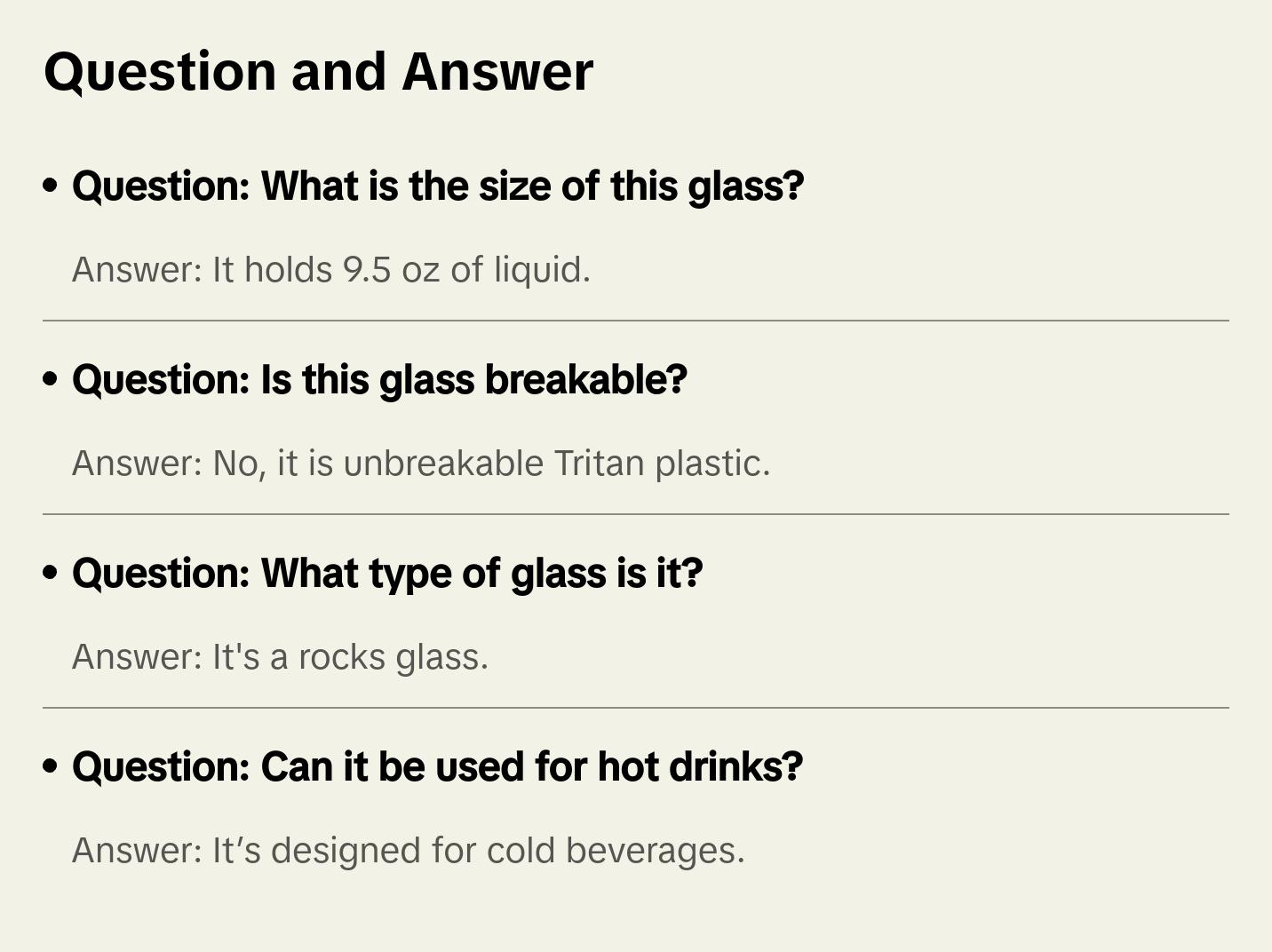 Caliber Rocks 9.5 oz.