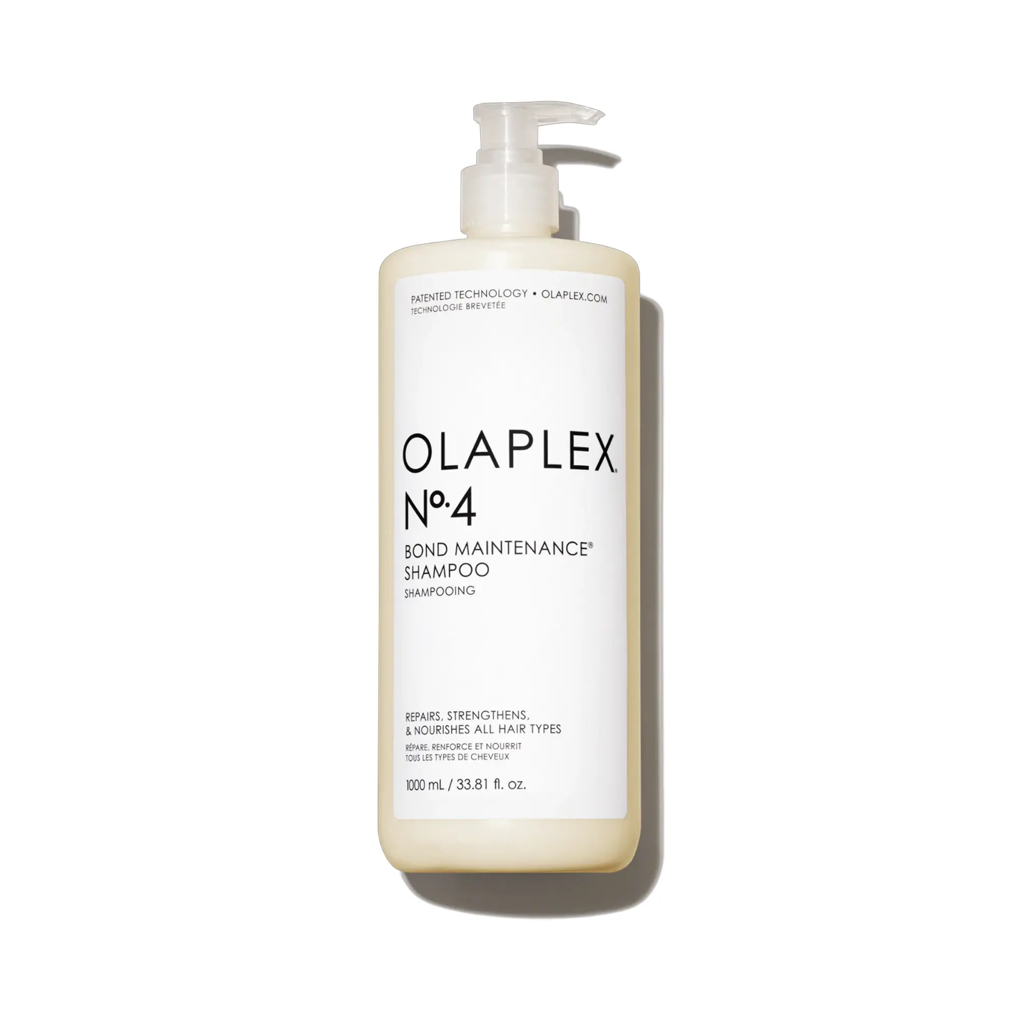 Olaplex No.4 Bond Maintenance Shampoo (1L) - Gentle Coconut Cleanser, Haircare Product with Conditioner-Like Benefits for Hair Concerns