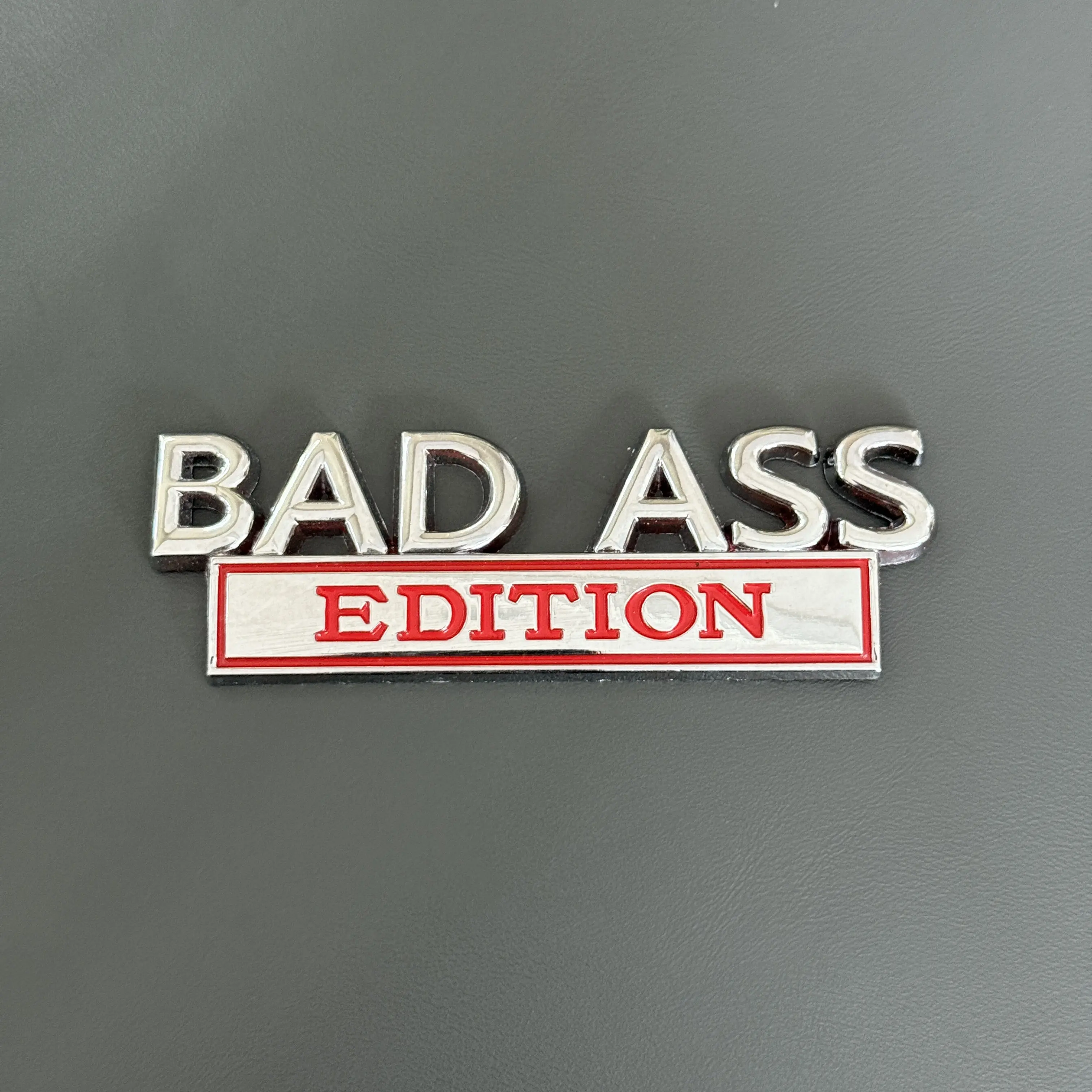Bad Ass Edition 3D Emblem Sticker Badge, Funny Decals for Car, Truck, SUV, Motorcycle