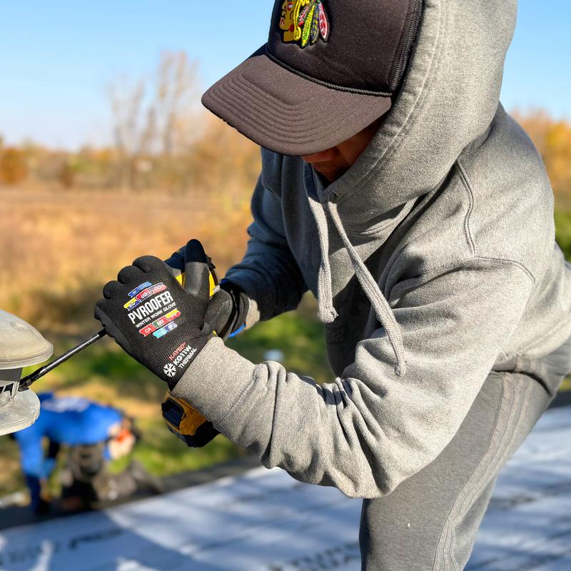 CARNALITO x KAYGO Thermal Winter PU Coated Work Gloves — Born from pride and built for roofers, builders, mechanics, and warehouse heroes. Stay warm, strong, and united through construction, roofing, loading, and all tough winter jobs
