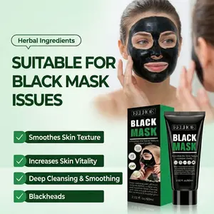 Skin-friendly face mask for deep cleansing pores/acne treatment, reducing blackheads, controlling oil, and moisturizing. This gentle peel-off mask also helps to minimize pores and is suitable for all skin types.