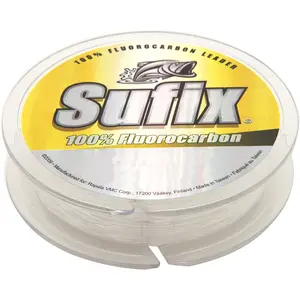 Sufix 33 Yard 100% Fluorocarbon Invisiline Leaders - Clear