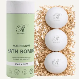 Magnesium Bath Bombs with Epsom Salt & Essential Oils