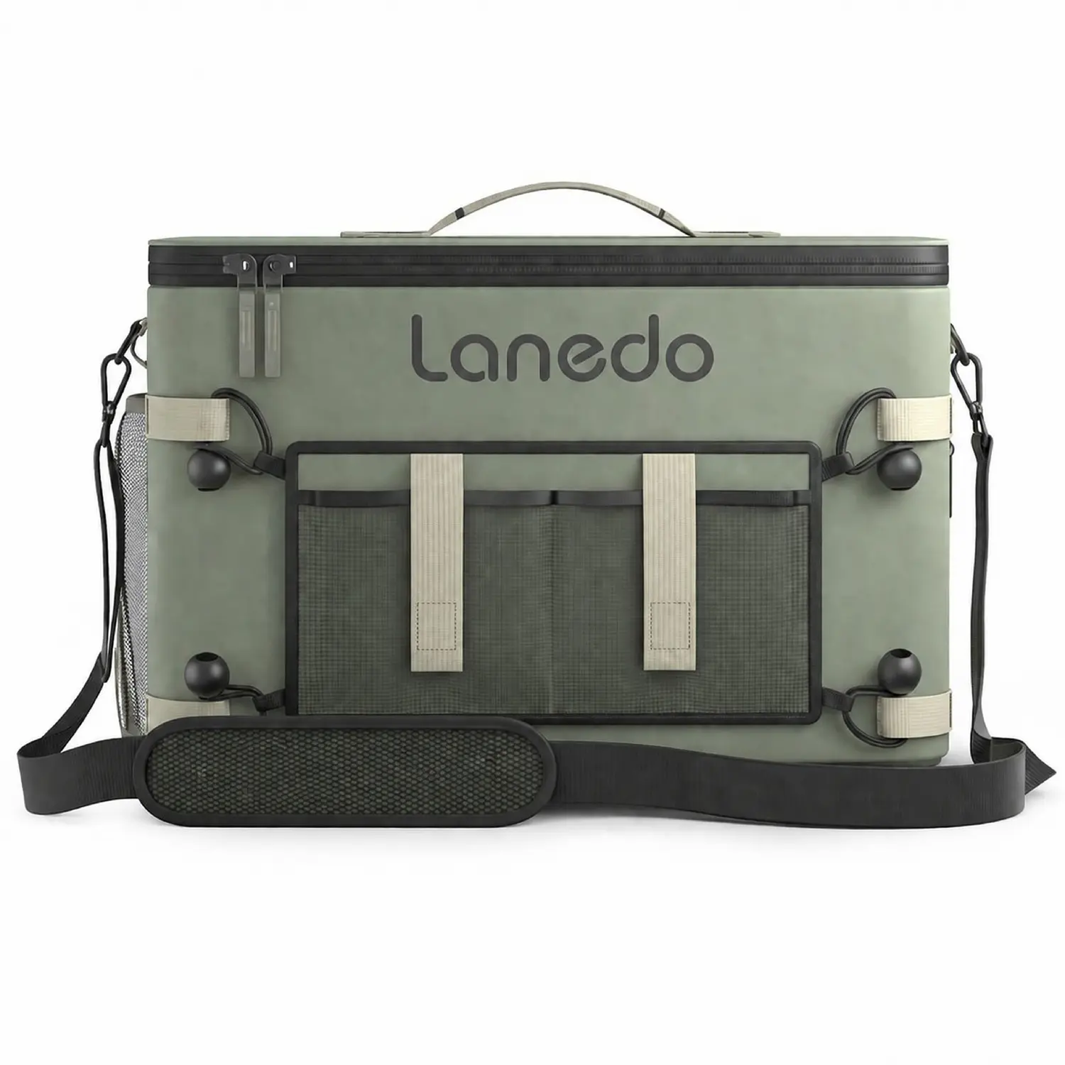 Collapsible Insulated Cooler Bag - Portable Space-Saving Travel Gear, 34-Can Capacity, Large Leakproof Freezable Thermal Tote for Camping, Beach Use, Ice Storage Bags