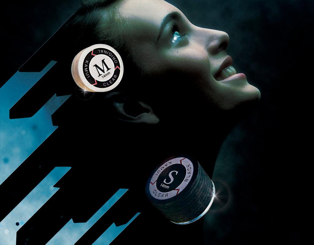 Kamui Clear Black Cue Tip Ø13mm Soft