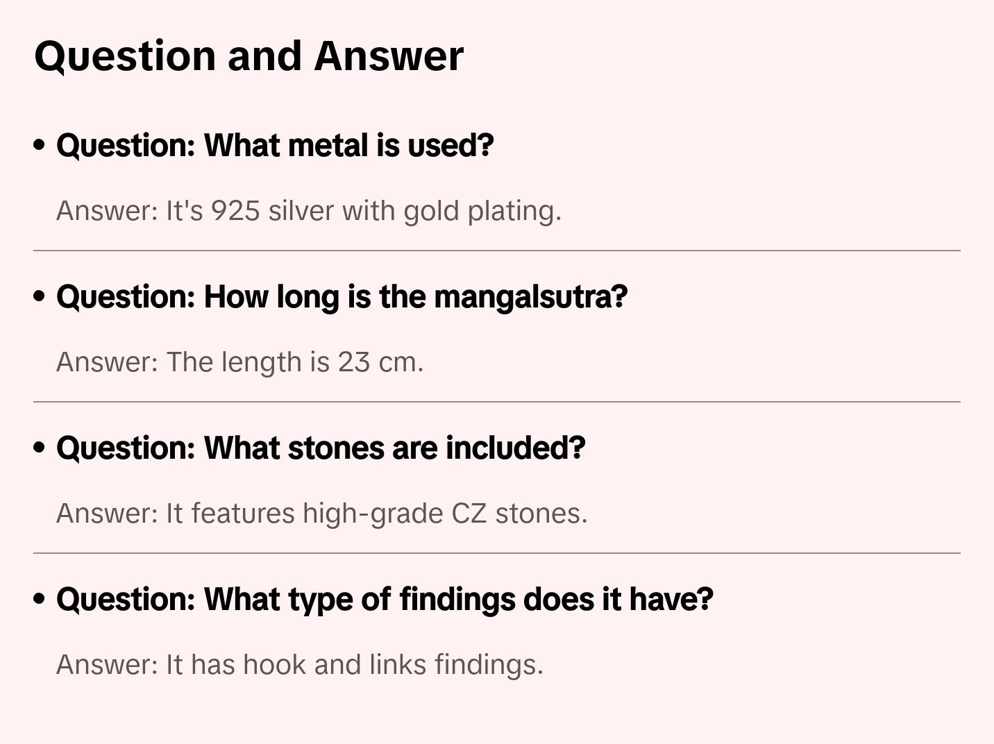 Emerald Essence CZ Silver Mangalsutra