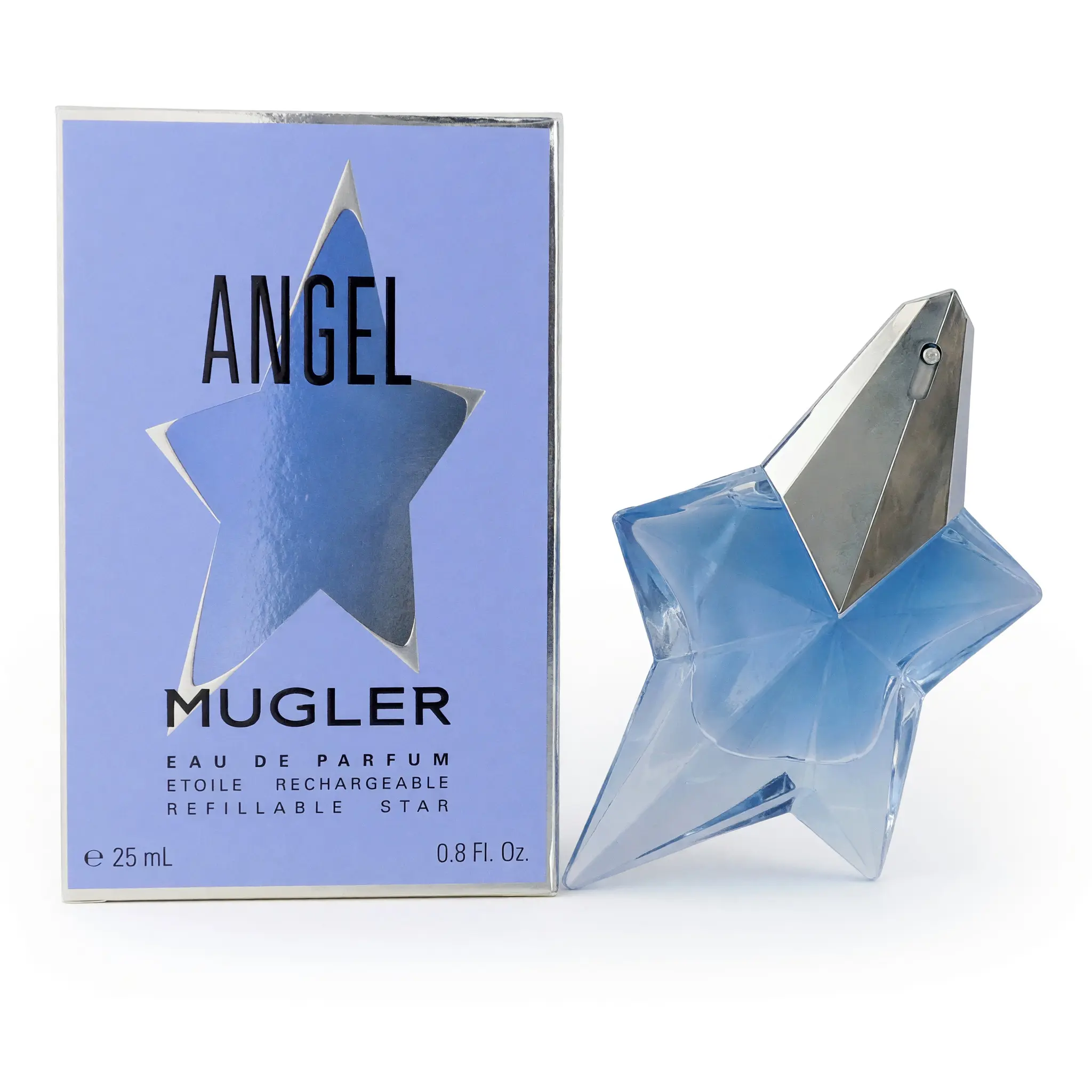 Angel by Thierry Mugler, 0.8 oz EDP Spray Refillable for Women Fragrance Edp Fragrance Scent Fragrance Perfumes Captivating Fragrance Daily Wear Fragrance Eau De Perfum Bold Elegant Fragrance Fragrance Routine