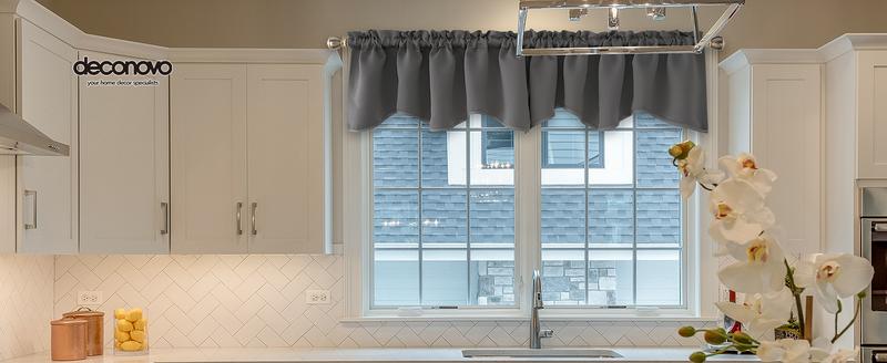 Deconovo Black Curtain Rods for Windows 48 to 84 Inches, Standard Adjustable Decorative Single Window Curtain Rod Set, 3/4 Inch Diameter Steel Tube with Black Finish