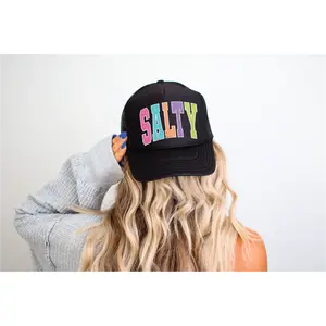 Salty - UNISEX BLACK TRUCKER HAT