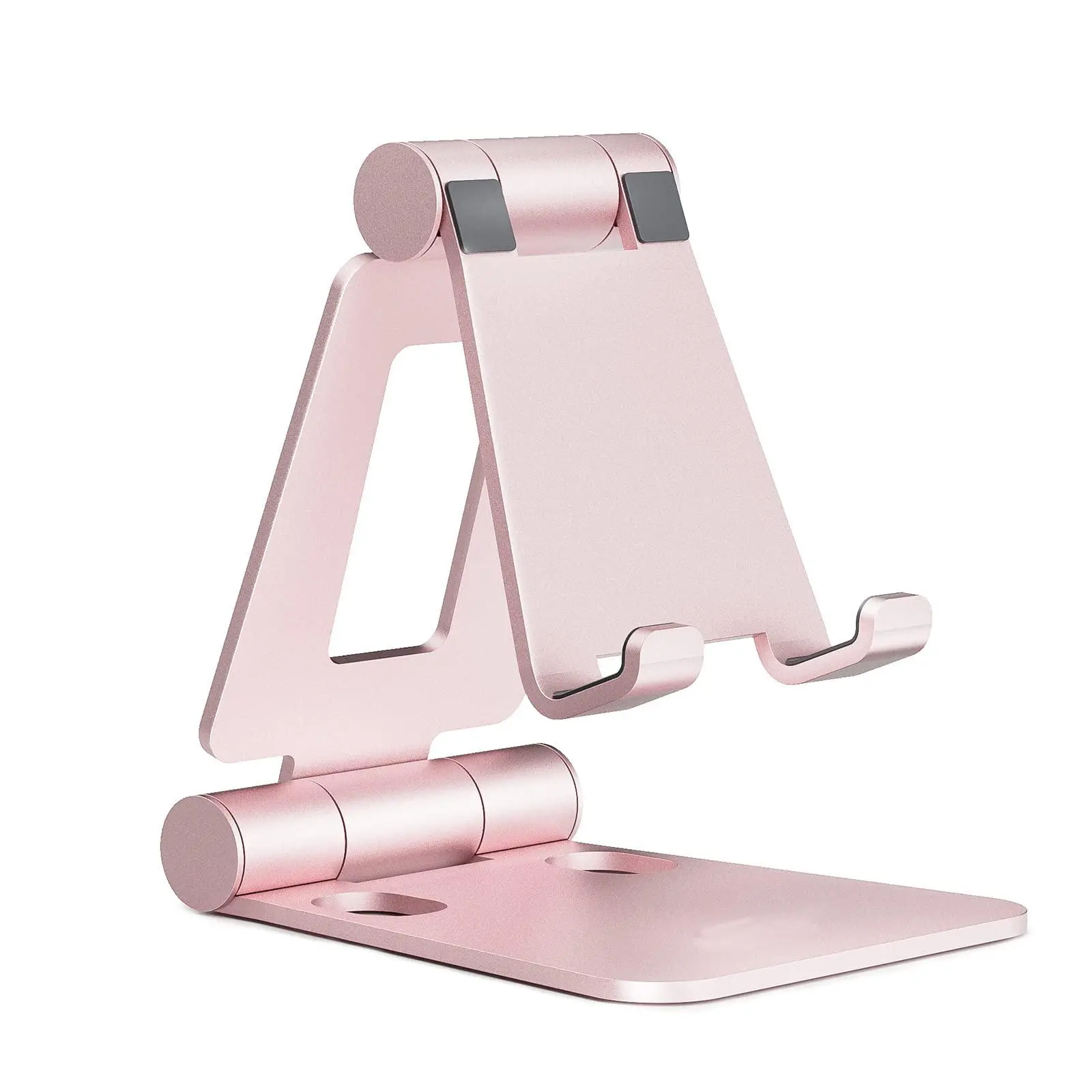Adjustable Desktop Universal Phone Holder, Foldable Cell Phone Stand and Stable Phone Rack for Cellphone and Tablets, Tablet Phone Mount, Universal Smartphone Holder