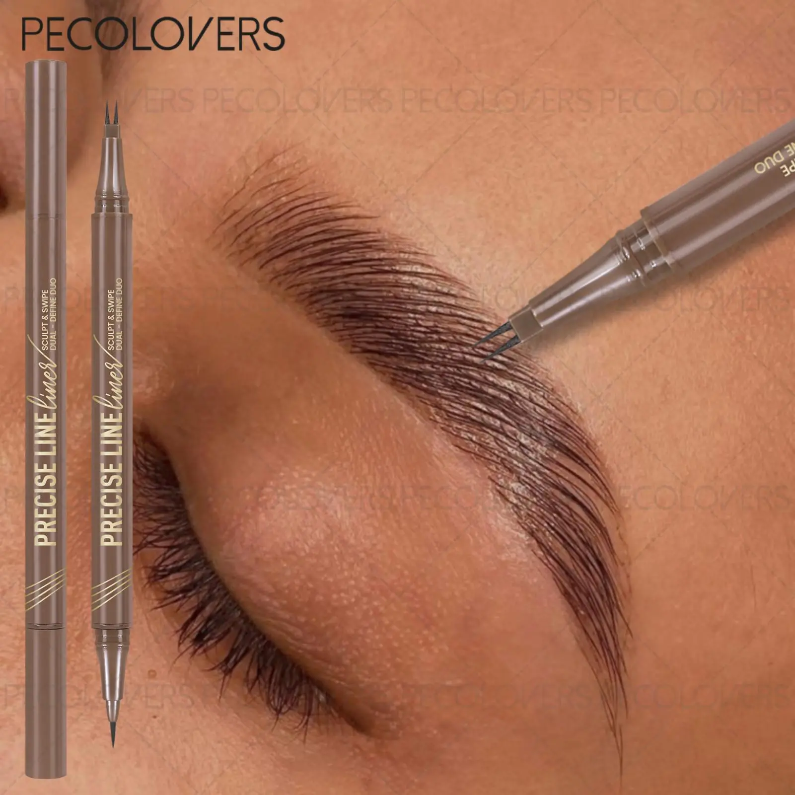 1pc Dual-Tip Micro-Blade Brow Artist - Humidity-Proof Sweat-Resistant Technology,Laminated Brow Effect,All-Skin-Tone Friendly, Great for Special Occasion Gifts - Professional Brow Defining Pencil, Brow Enhancer, Eyebrow Makeup Products