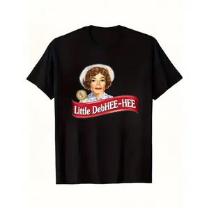 Little Debbie Hee Graphic T Shirt Vintage Casual Cotton Tee For Men And Women Comfortable Crew Neck Printed Top Perfect For Sports Hiking Cycling Beach Party Breathable Moisture Wicking Spring Summer Wear