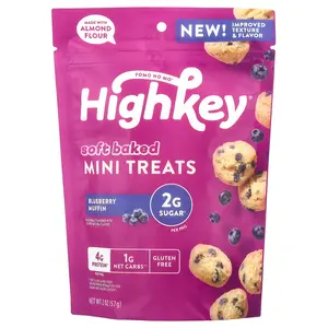 HighKey Soft Baked Mini Treats, Blueberry Muffin, 2 oz (57 g)