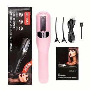 Automatic Electric Hair Clipper Multifunctional Type-C Rechargeable Cordless Split-End Trimmer Portable Wireless Hair Care Tool