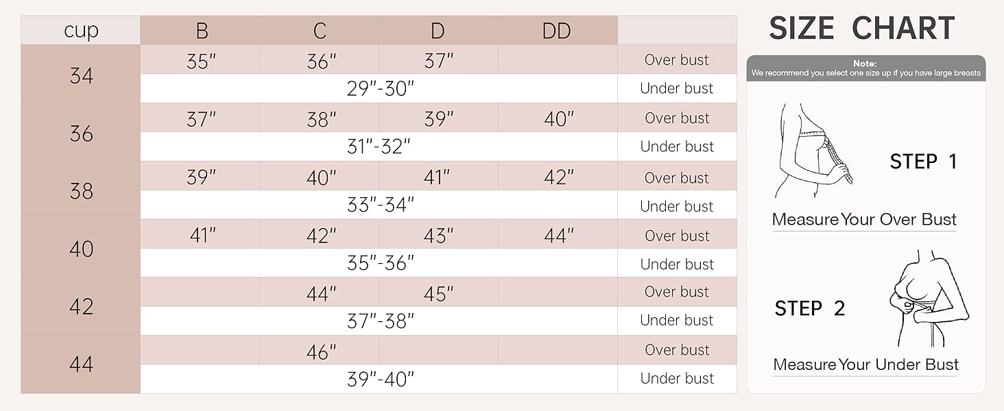 OEAK Womens Strapless Bras Wireless Underwire Non-Slip Tube Top Push Up Bralette Seamless Padded Bandeau Bra