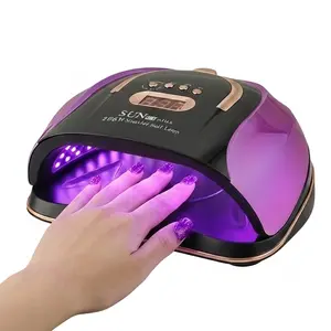 UV LED Nail Lamp, LIMEGIRL Nail Dryer for Gel Polish, 4 Timers UV Nail Lamp Professional Nail Light, 57Pcs Lamp Beads and Automatic Sensor