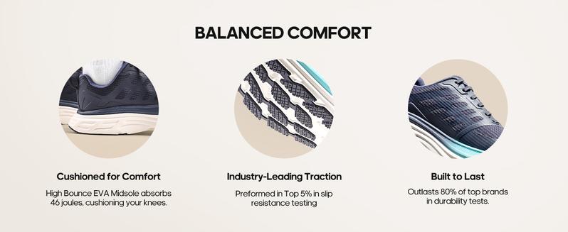 NORTIV 8 [ActiveFloat] Women's Walking Shoes Cushion Running Tennis Shoes Non-Slip Comfortable Breathable Workout Gym Sports Athletic Sneakers Casual Running Shoes Lightweight Running Jogging Shoes