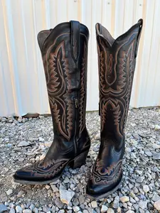 Ariat Women's Casanova Brooklyn Black Tall Western Cowgirl Boots 10042447