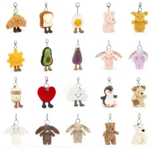 Cute Plush Keychain Adorable Red Heart Bag Charm for Valentine's Day & Birthday Gifts for Her Soft Huggable Design Perfect for Gifts