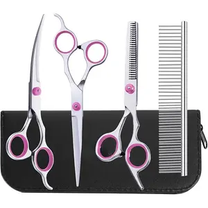 Easter gift Professional Pet Styling Scissors – Sharp Stainless Steel Dog Grooming Shears ‌ | for Outdoor & Indoor  pet Care