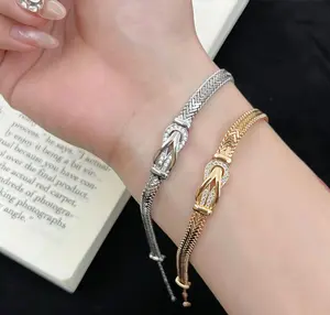 Luxury Minimalist Horseshoe Bracelet -  Unique Design | Versatile Everyday Jewelry