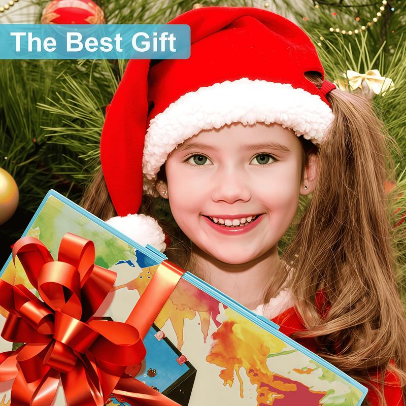 208 PCS Art Supplies, Drawing Art Kit for Kids, Art Set with Double Sided Trifold Easel, Oil Pastels, Crayons, Colored Pencils, Watercolor Pens Gift for Girls and Boys, Pink