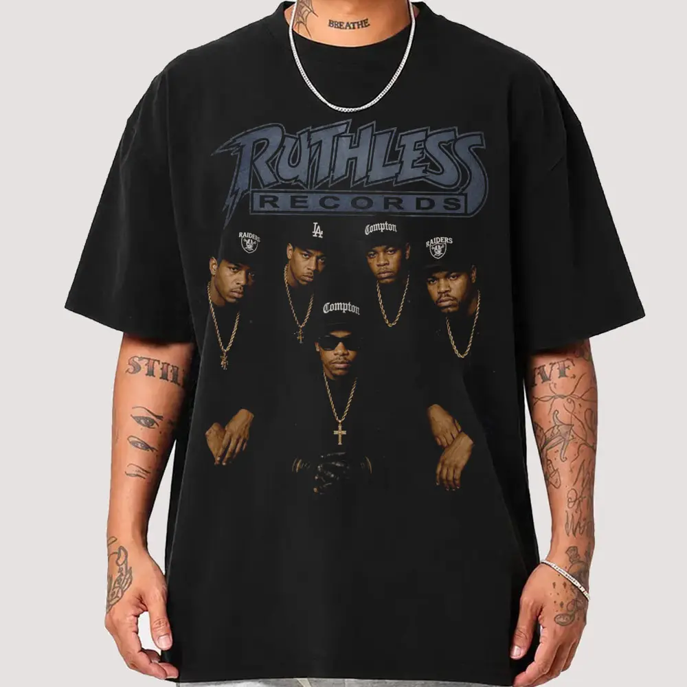 N.W.A Hip Hop Shirt, Compton Rap Music T-Shirt, Classic West Coast Streetwear