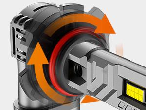 2018 Cadillac ATS 9012/HIR2 80W 6500K White IP68 LED Headlight Bulbs 2PCS SEALIGHT X1S