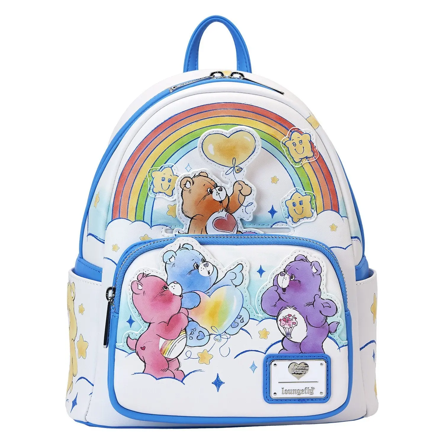 Loungefly Care Bears Care-A-Lot Rainbow Mini Backpack Loungefly Care Bears Care-A-Lot Rainbow Mini Backpack