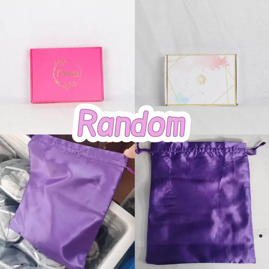 No-Repeat Design Paper Shipping Mailer Boxes - Box or Bag Random Option for Wig Storage, Office Wrapping Supplies & Shipping Bags Needs