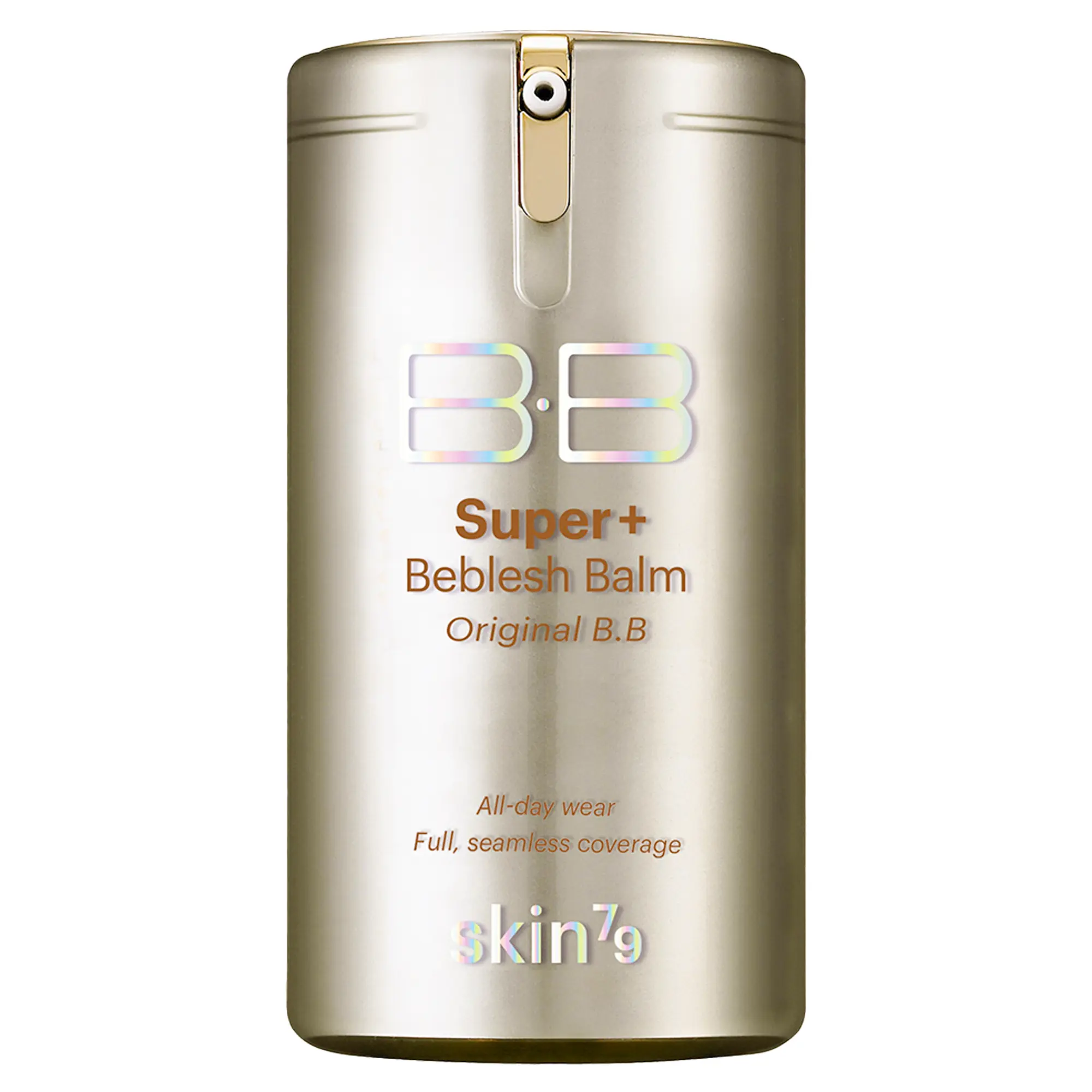 Skin79 Gold Super Plus Beblesh Balm BB Cream - 40g New Hydrating Topical Cosmetic for Dry, Combination, Normal Skin, Smooth Lightweight Texture, Natural to Medium Coverage, Radiant Finish, Rose Water Infused, 12-Month Shelf Life, Adults' Daily Makeup