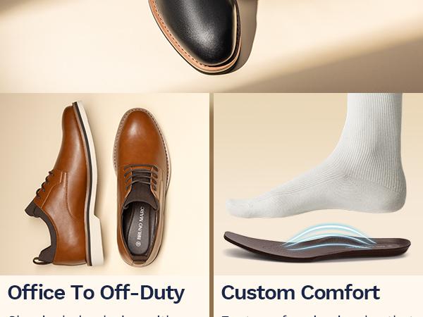 Bruno Marc Men's Lace-Up Comfortable Fashion Dress Shoes