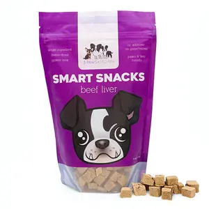 Smart Snacks Freeze Dried Liver Treats For Dogs - High Protein Dog Treats - Dehydrated Single Ingredient Beef Liver Treats For Dogs - High Value Pets