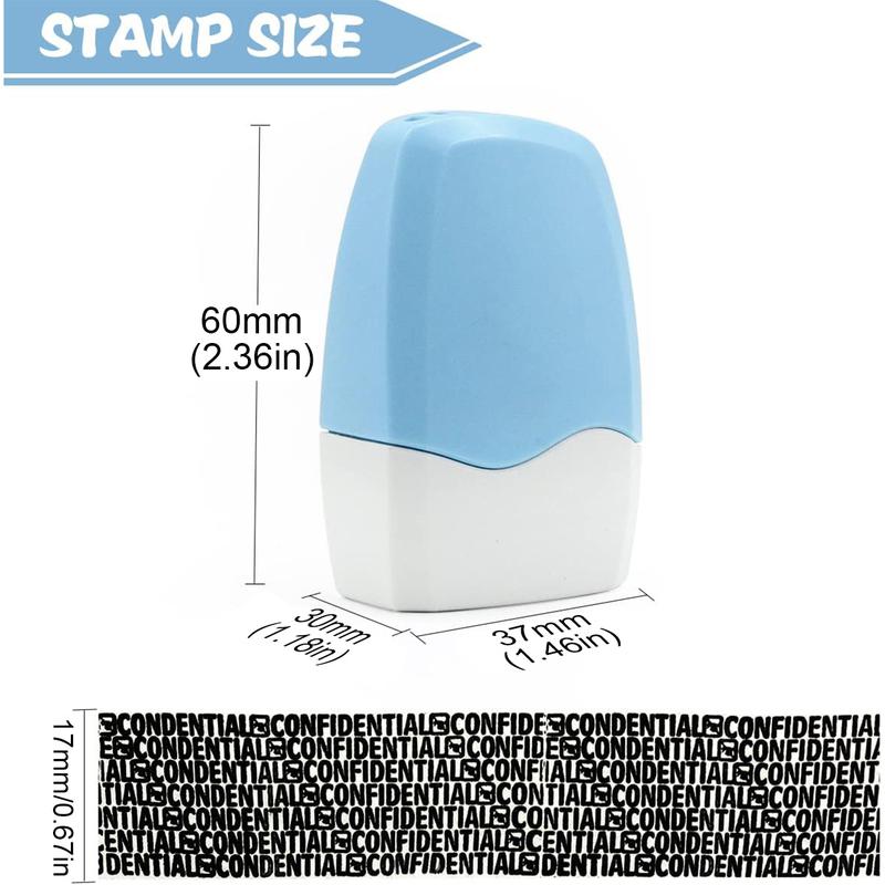 BMTWE Identity Protection Roller Stamps Protection Theft Roller Stamp Wide-Format Privacy Protection Roller Stamp for ID Account Data Address Security