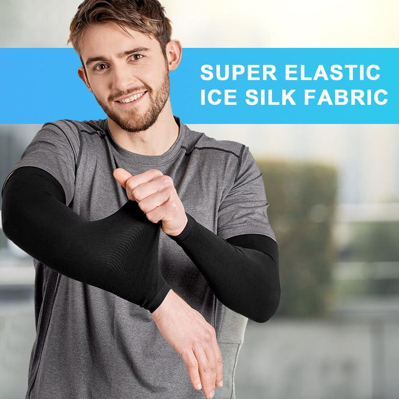 5 Pairs Arm Sleeves for Men Women, Sun Sleeves UV Protection, Cooling Arm Sleeves Cover Compression Sleeves For Working Basketball Golf Sports, Black 5 Pairs Arm Sleeves for Men Women, Sun Sleeves UV Protection, Cooling Arm Sleeves Cover Compression Sleeves For Working Basketball Golf Sports, Black