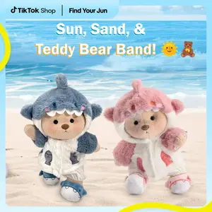 Shark Teddy Bear | Getahug Handmade Jointed Plush with Changeable Poses, Cuddly Stuffed Animal Gift for Collectors & Lovers, cozyvibes Huggable Collectible