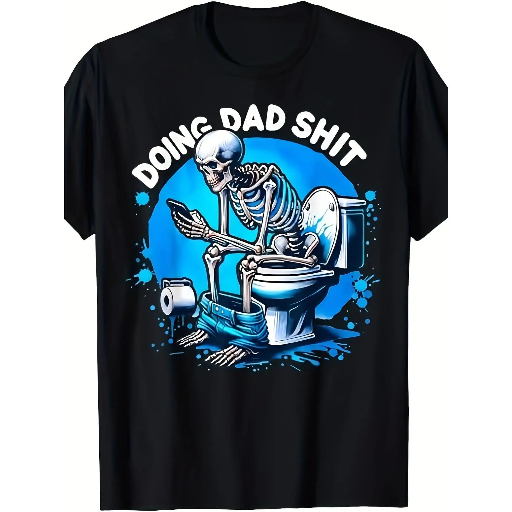 Do Dad Shit Dad Jokes Steel Frame Snowmobile Dad Funny Dad Father'S Day T-Shirt